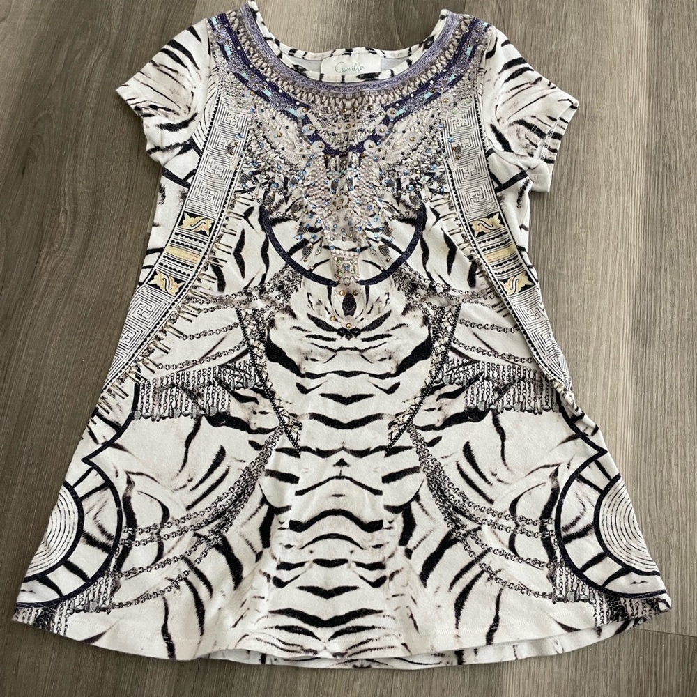 Kids Camilla dress with crystals